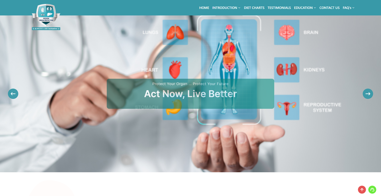 Mission organ protection